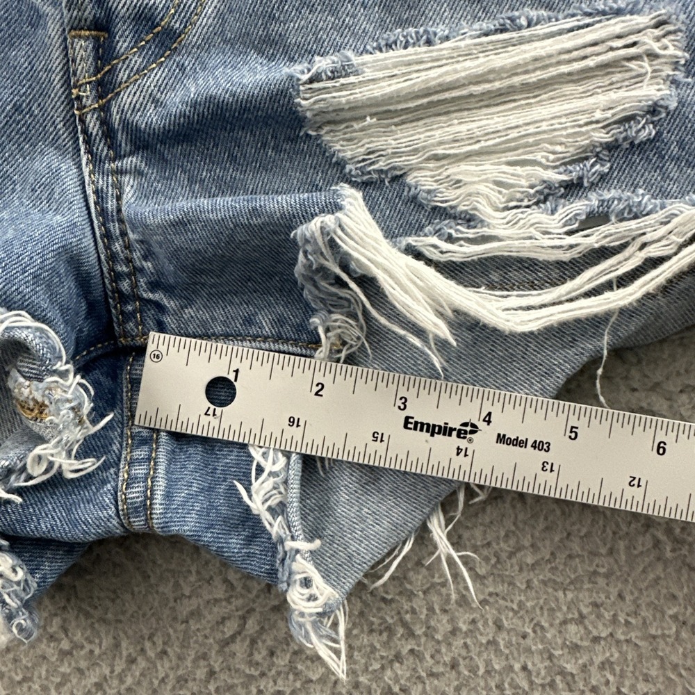 Levi's 501 Original Fit High Rise Denim Jean 2" Shorts Festival Cut Off Women 25 - Picture 9 of 9